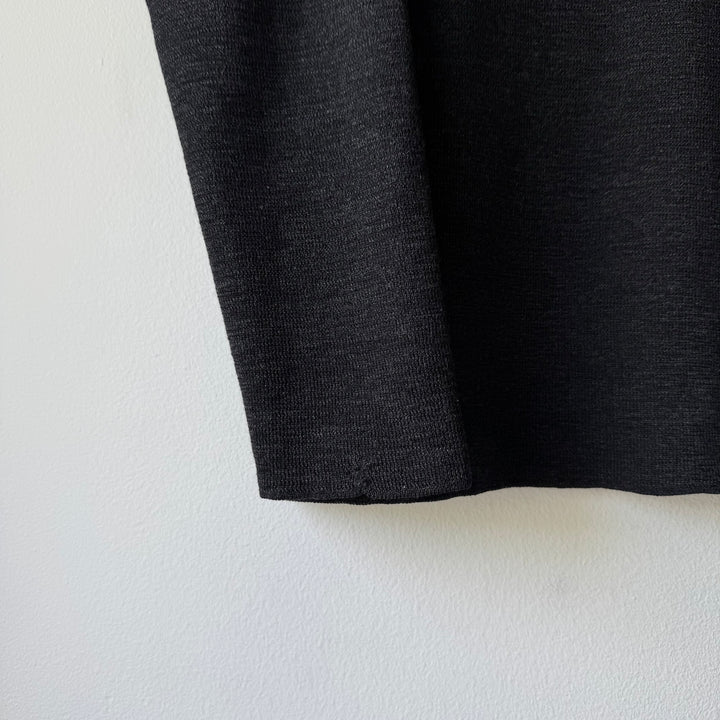 AW1999 Martin Margiela Dark Gray Virgin Wool V-Neck Knit