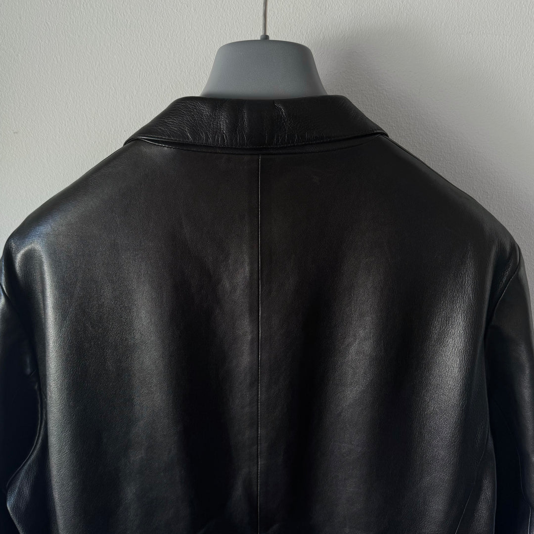 Prada FW1999 Mainline Lamb Leather Blazer Jacket