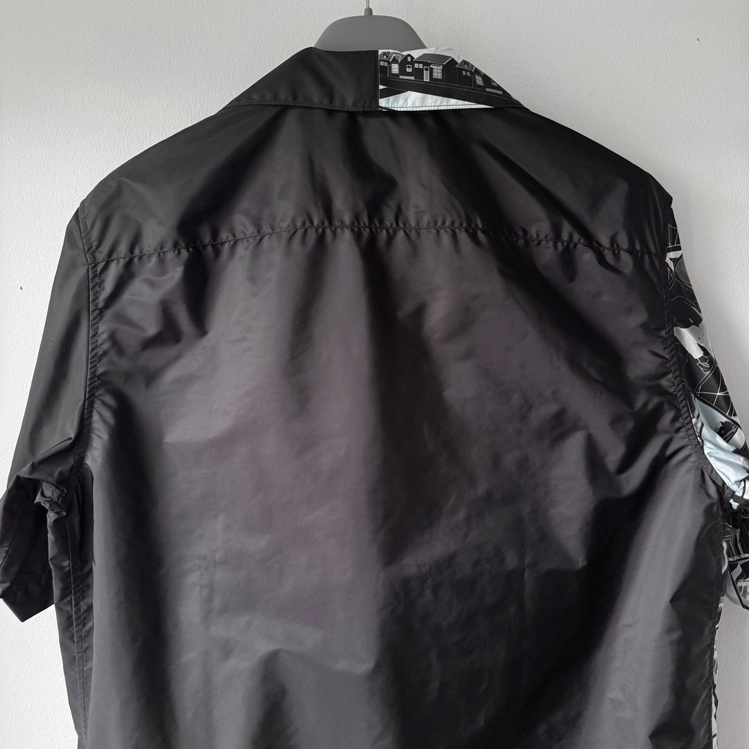 Prada SS2023 Short-Sleeved Double Match Re-Nylon Shirt