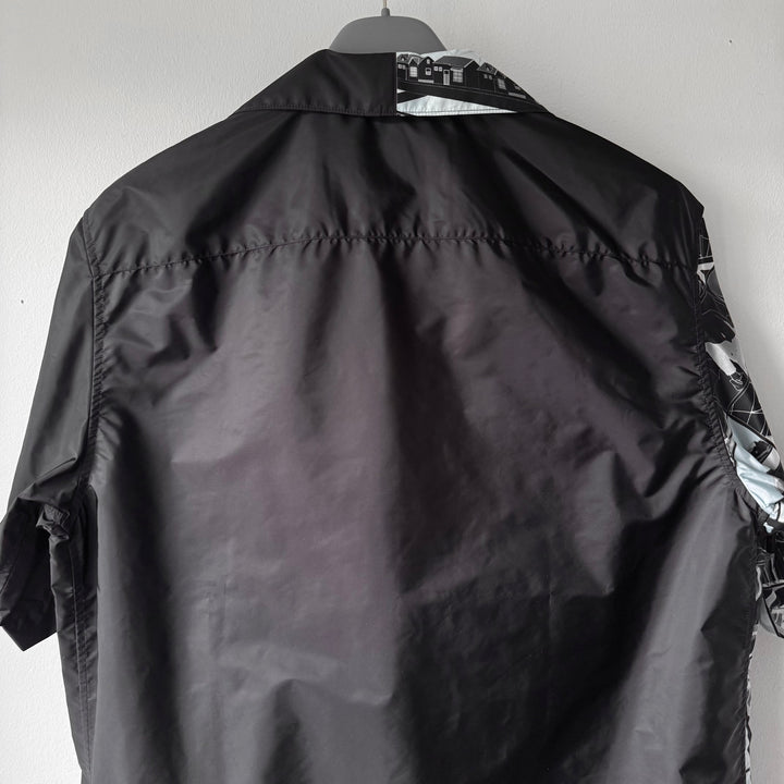 Prada SS2023 Short-Sleeved Double Match Re-Nylon Shirt