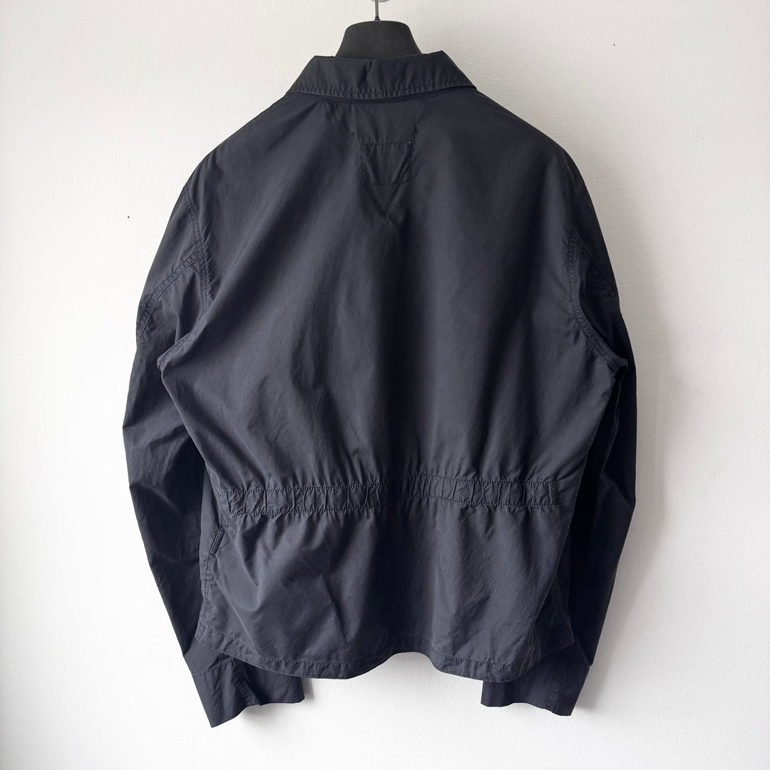 Helmut Lang 1999 Dark Navy 1 Pocket Parachute Zip Blouson Jacket