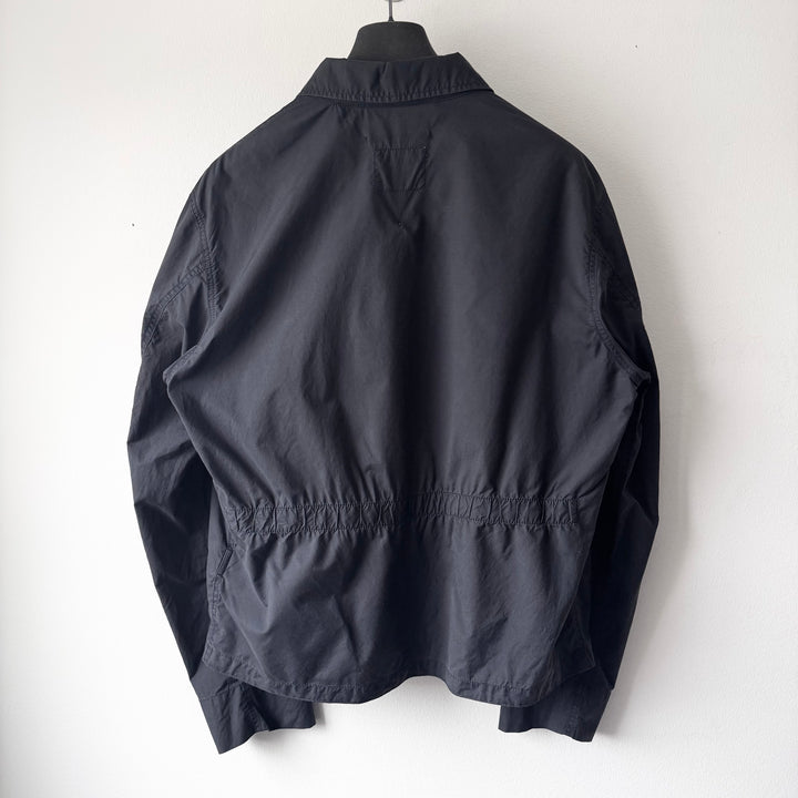 Helmut Lang 1999 Dark Navy 1 Pocket Parachute Zip Blouson Jacket
