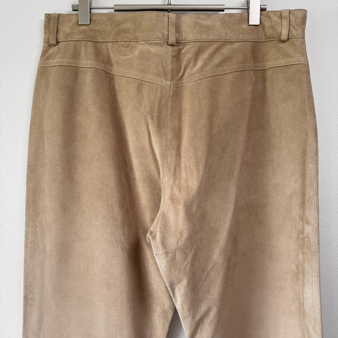 SS2001 Martin Margiela Relaxed Pig Suede Leather Pants