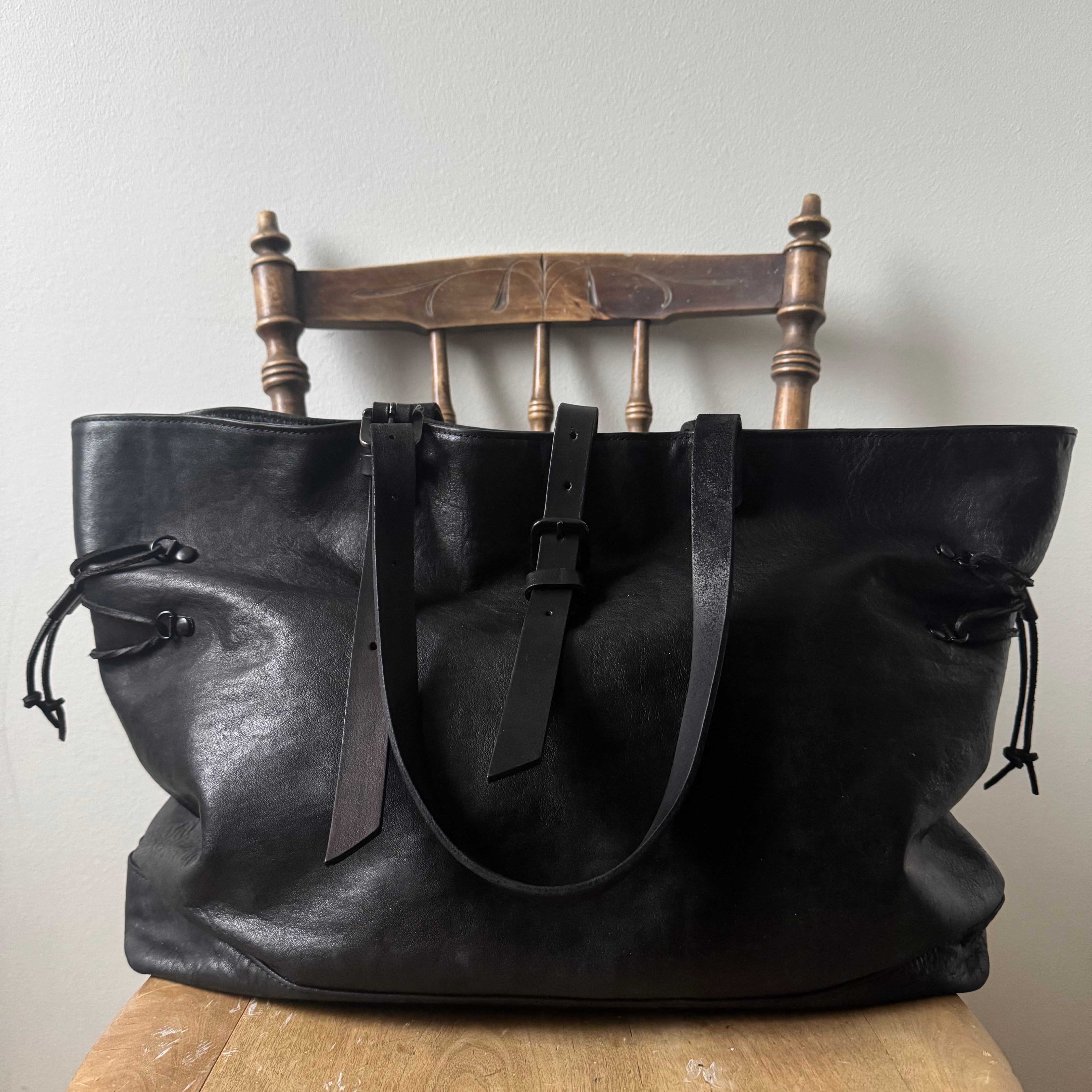 2000's Yohji Yamamoto POUR HOMME Leather Bag – Recollected Sweden