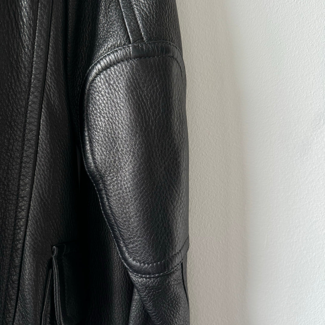 Prada 2000's Mainline Deer Leather Overcoat