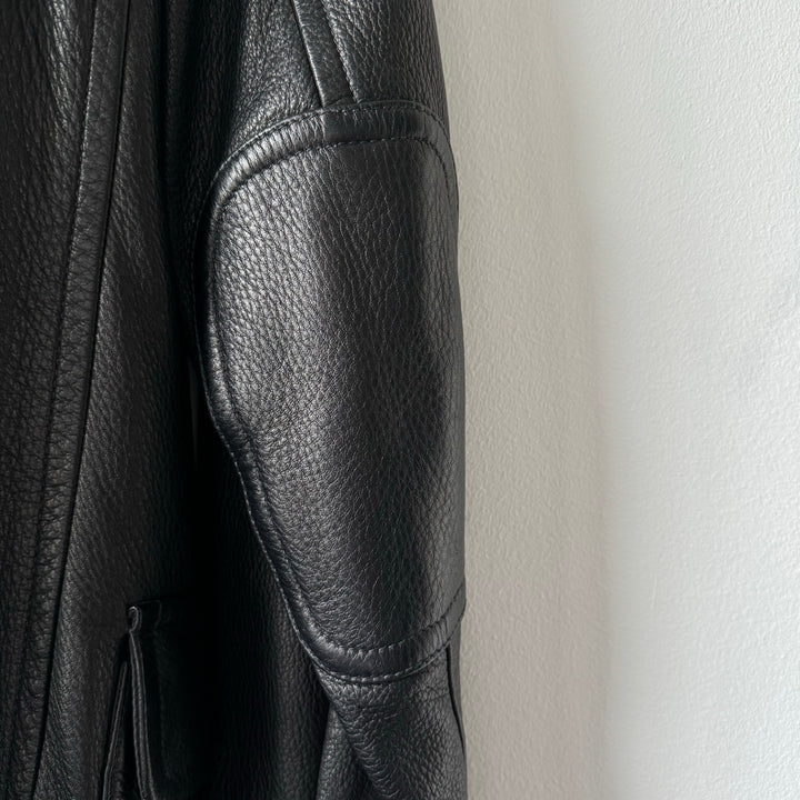 Prada 2000's Mainline Deer Leather Overcoat