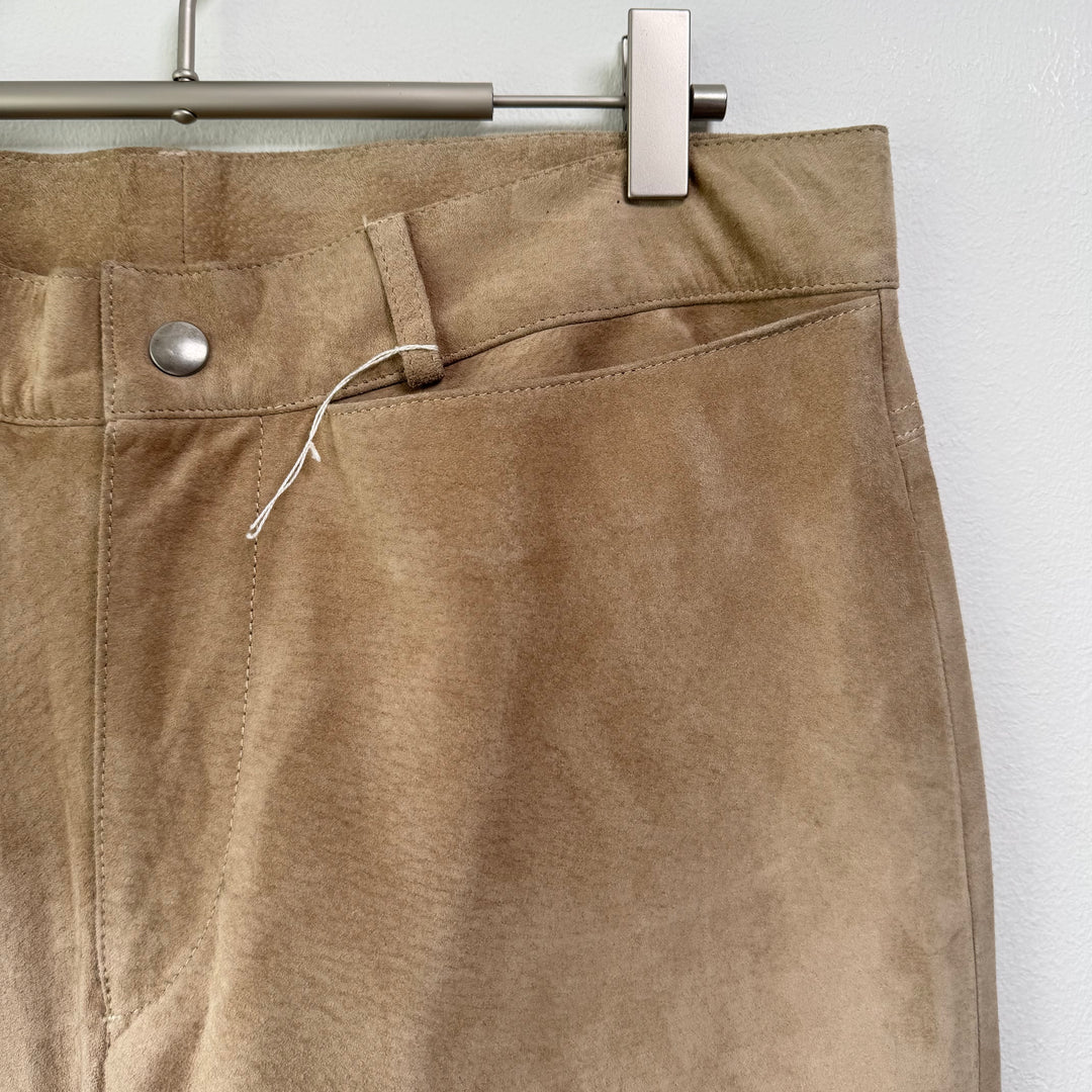 SS2001 Martin Margiela Relaxed Pig Suede Leather Pants