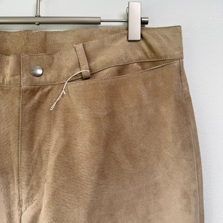 SS2001 Martin Margiela Relaxed Pig Suede Leather Pants
