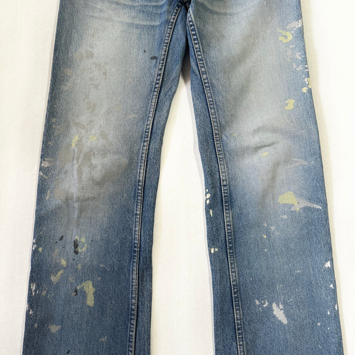 Helmut Lang 1999 Boot Cut Flared Painter Jeans Denim