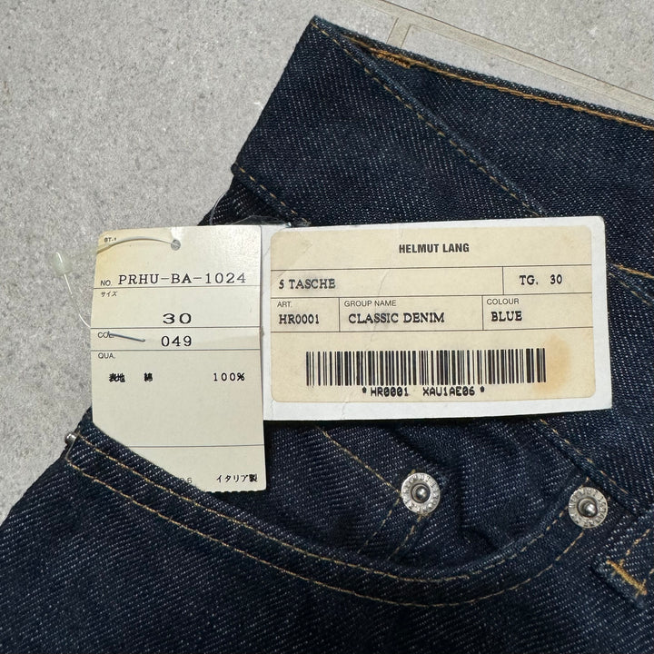 1999 Helmut Lang Classic Cut Indigo Denim