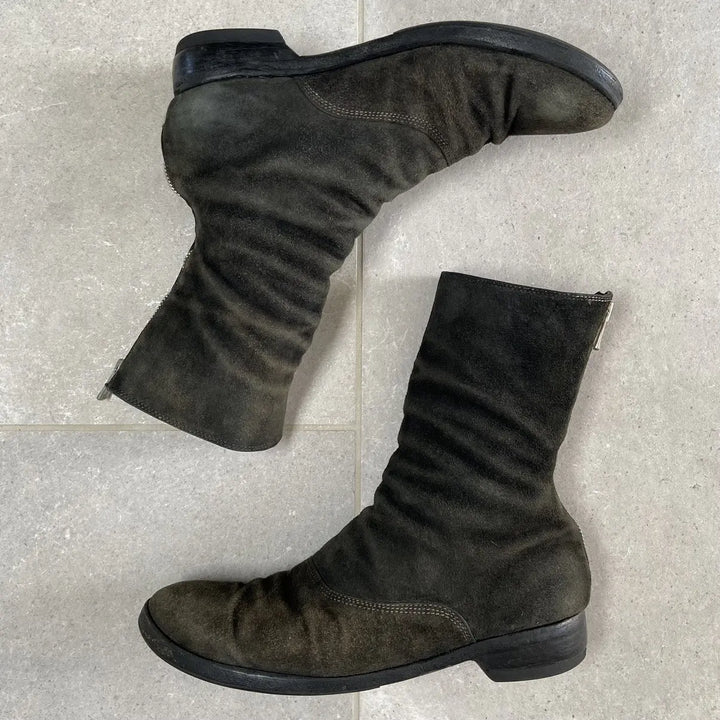 Guidi 311 Dust Suede Backzip Boots