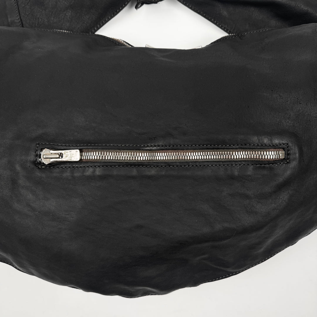 Guidi x 1017 Alyx 9SM Black Horse Leather Crossbody Knot Sling Bag