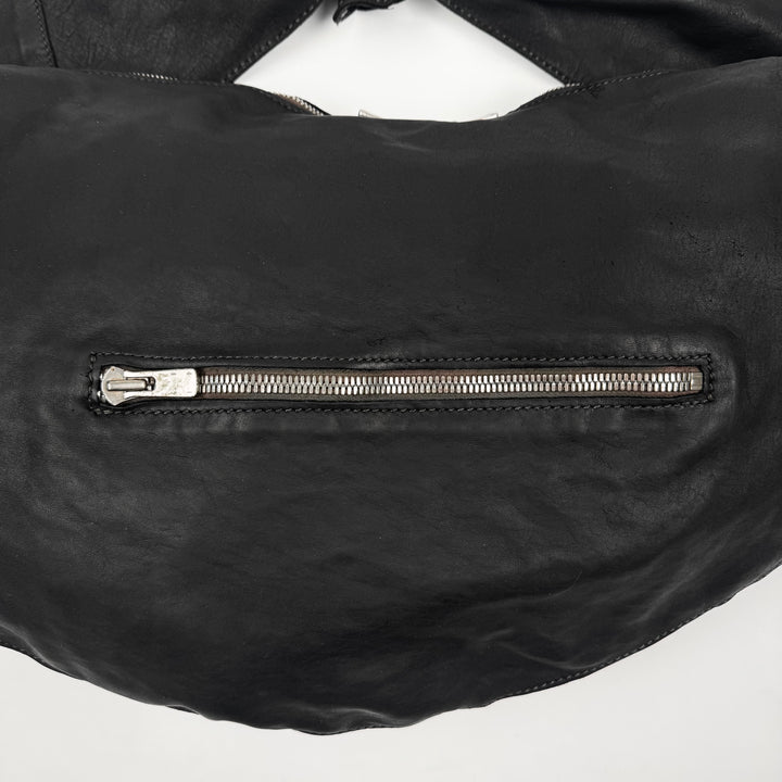 Guidi x 1017 Alyx 9SM Black Horse Leather Crossbody Knot Sling Bag