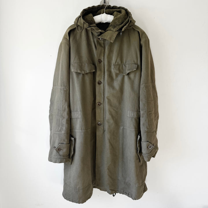 AW2008 Martin Margiela Army Green Fleece Lined Military Parka