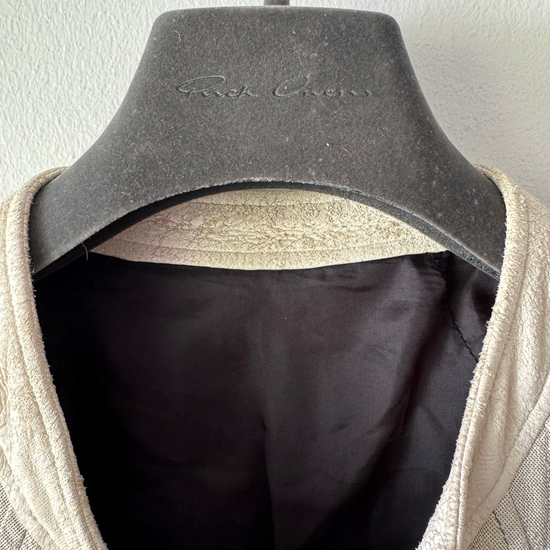 Rick Owens SS09 Strutter Gradient Blistered Intarsia Leather Jacket