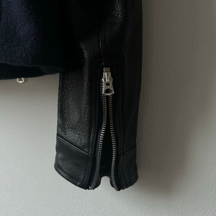 AW2013 Acne Studios Cassady Wool/Leather Biker Jacket