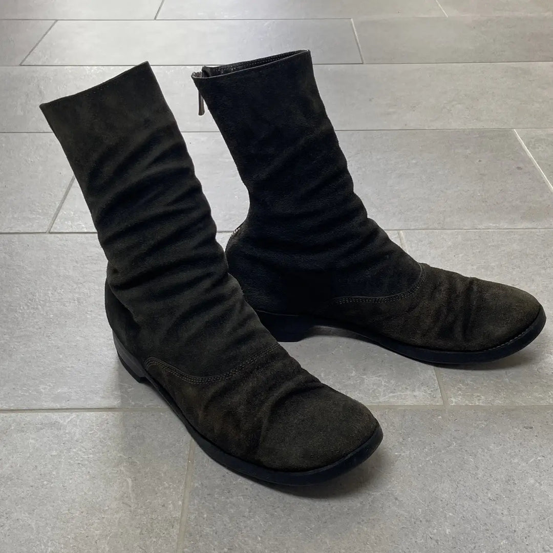 Guidi 311 Dust Suede Backzip Boots