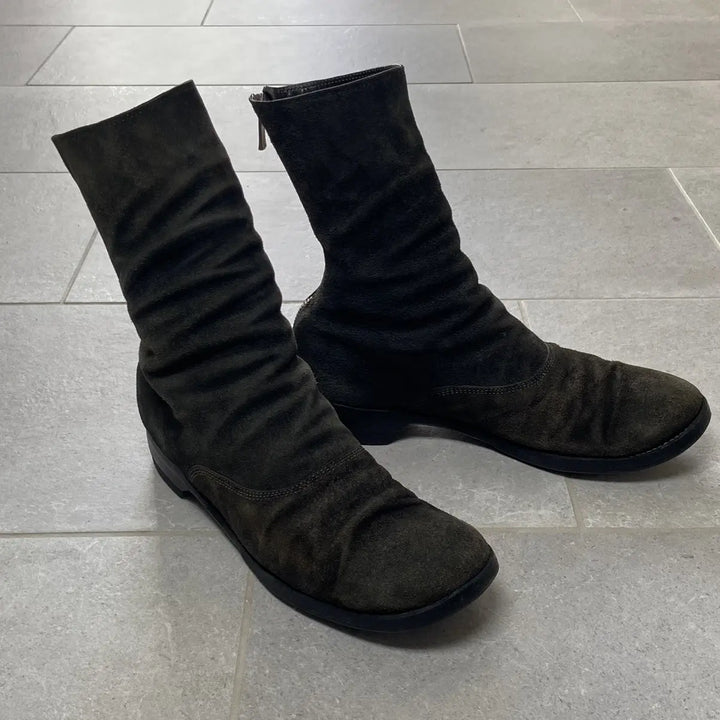 Guidi 311 Dust Suede Backzip Boots