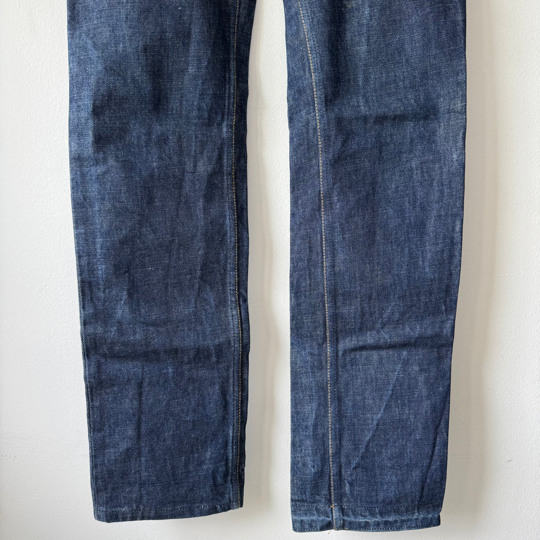 Helmut Lang 1999 Relaxed Cut Vintage Stained Denim