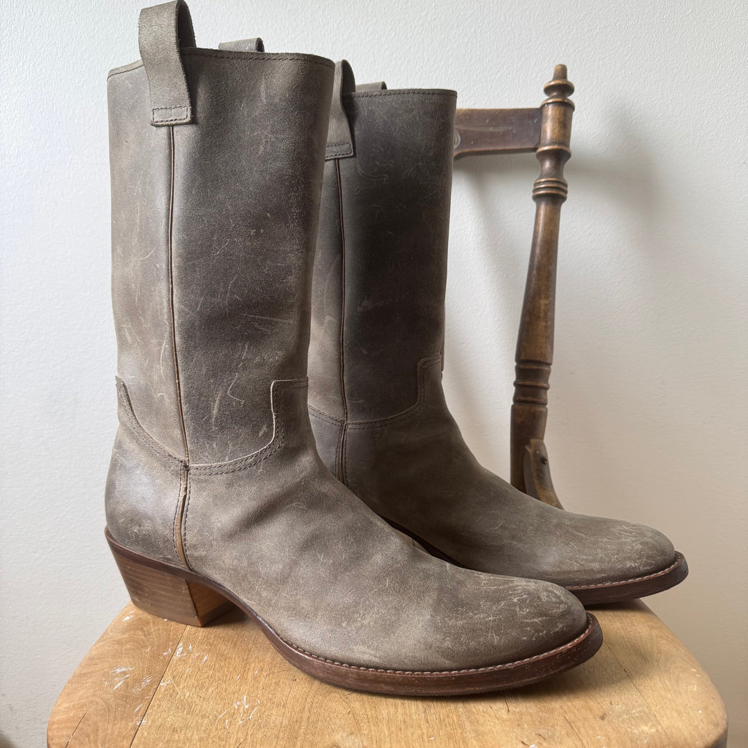 Miu Miu 2000's Vintage Effect Western Cowboy Boots