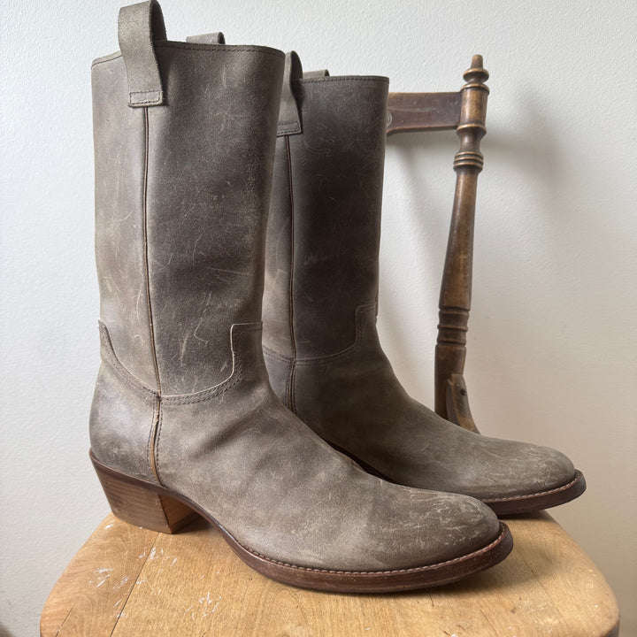 Miu Miu 2000's Vintage Effect Western Cowboy Boots
