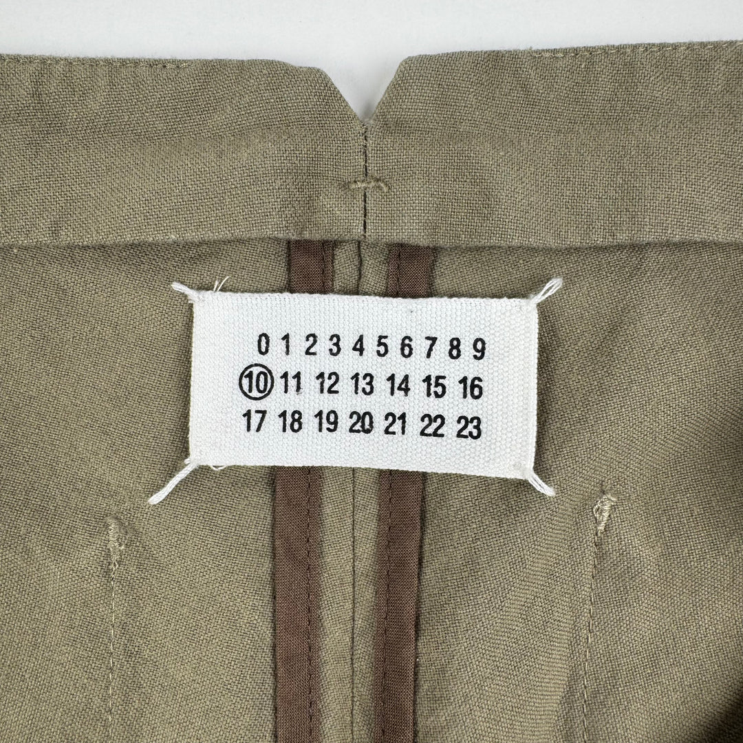 AW2007 Martin Margiela Army Green Wool/Cotton McQueen Pants