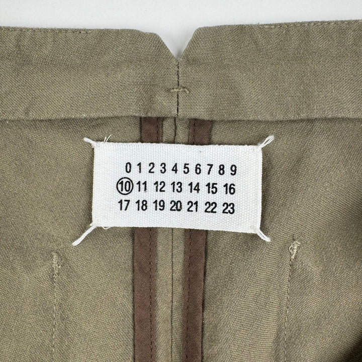 AW2007 Martin Margiela Army Green Wool/Cotton McQueen Pants