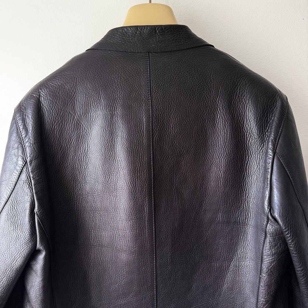 Gucci By Tom Ford FW1998 Brown Leather Blazer Jacket