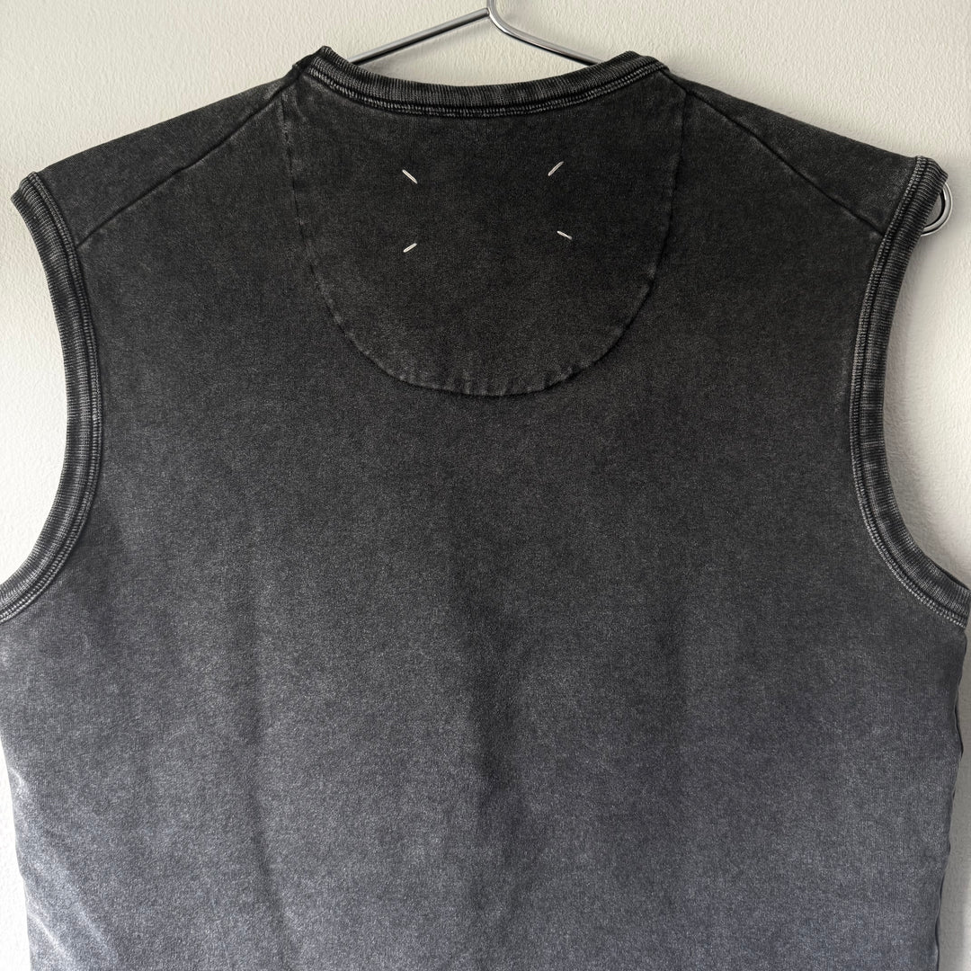 SS1999 Martin Margiela Dark Gray Cotton Jersey Vest