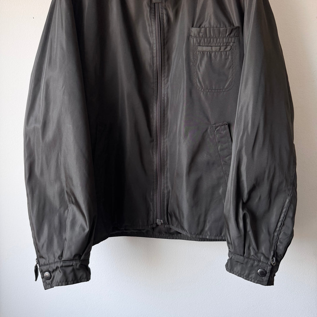 Prada FW1996 Brown Insulated Nylon Blouson Jacket