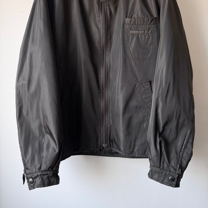 Prada FW1996 Brown Insulated Nylon Blouson Jacket