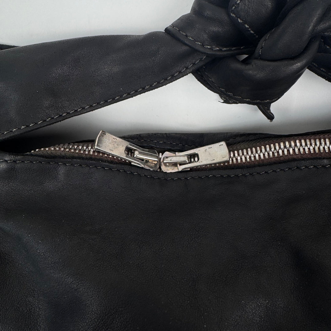Guidi x 1017 Alyx 9SM Black Horse Leather Crossbody Knot Sling Bag
