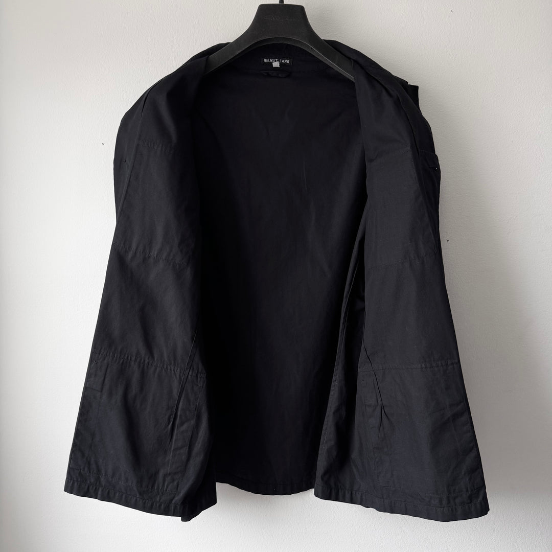 Helmut Lang SS1998 Black Cotton Safari Field Multipocket Jacket
