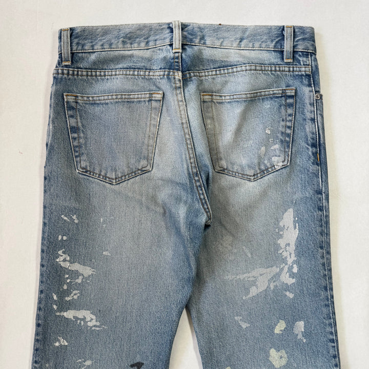Helmut Lang 1999 Boot Cut Flared Painter Jeans Denim