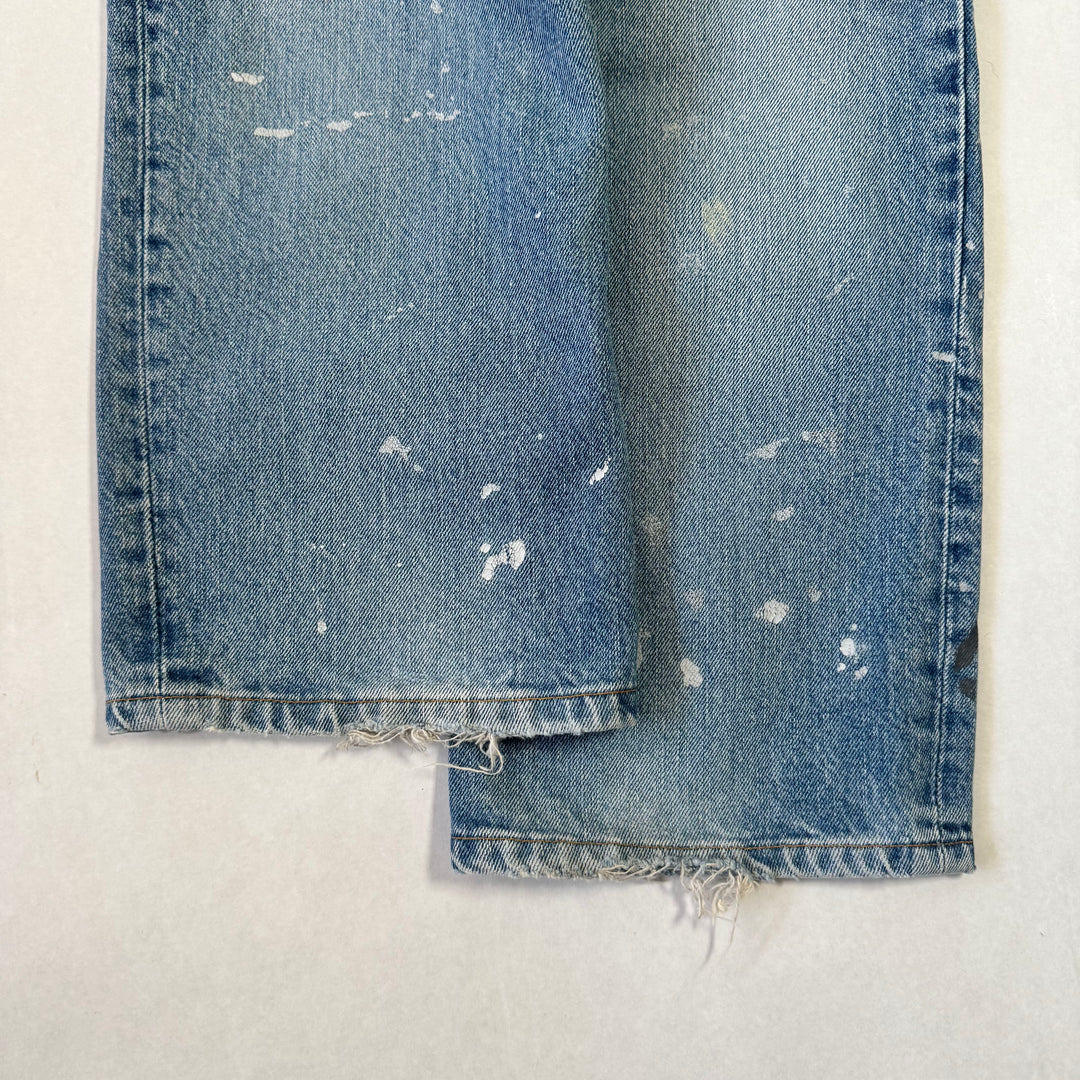 Helmut Lang 1999 Boot Cut Flared Painter Jeans Denim