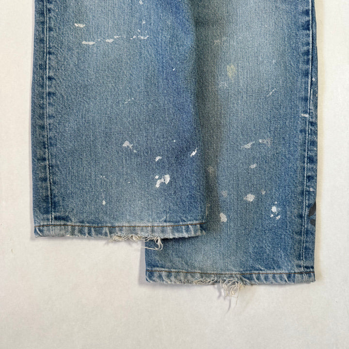 Helmut Lang 1999 Boot Cut Flared Painter Jeans Denim