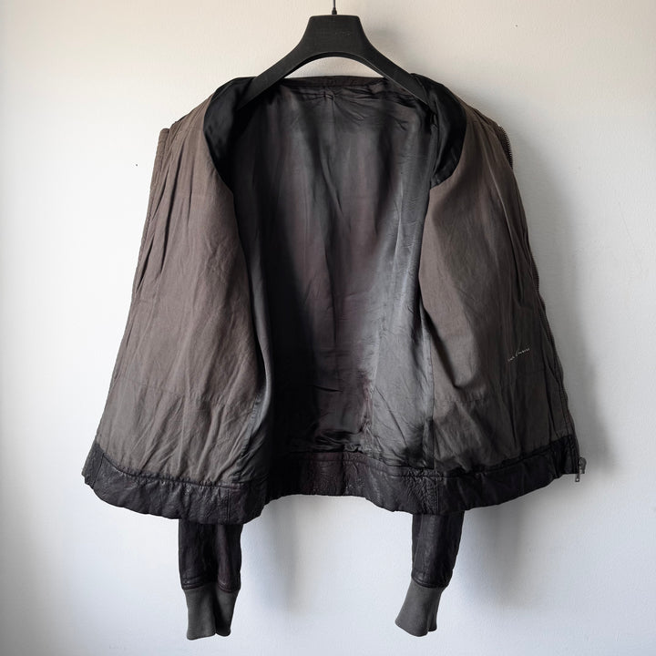 Rick Owens FW2008 Dust Hammered Lamb Leather Bruiser Jacket