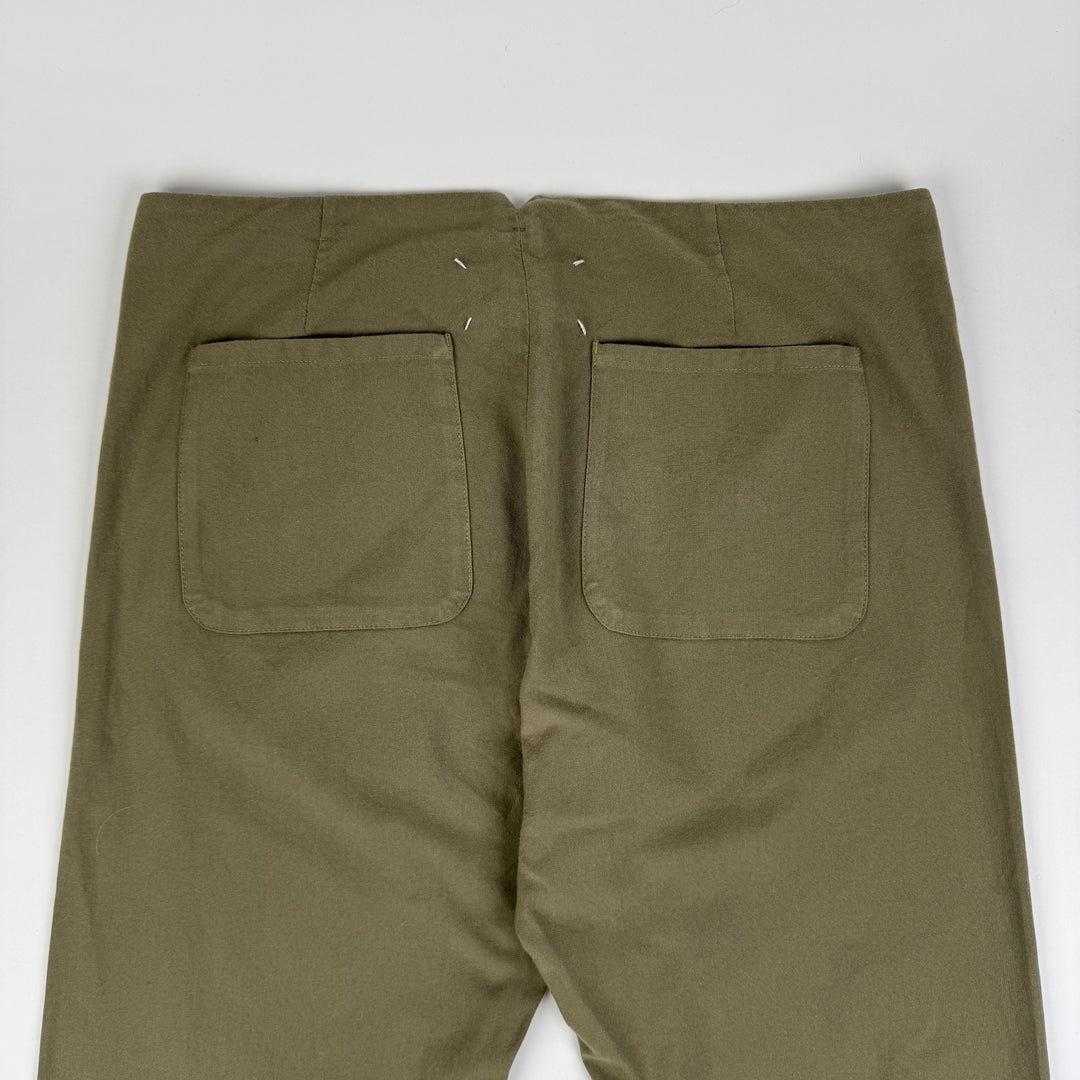 AW2007 Martin Margiela Army Green Wool/Cotton McQueen Pants