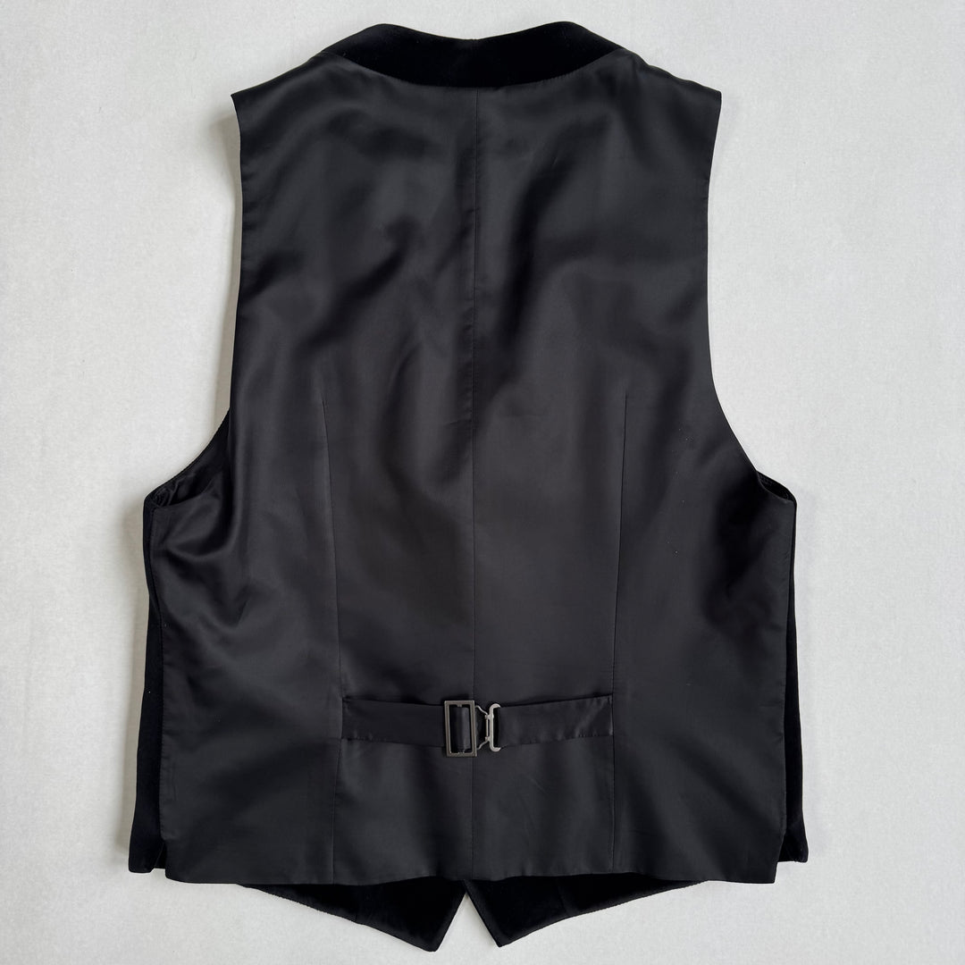 Prada SS22 Logo Velvet Dress Vest