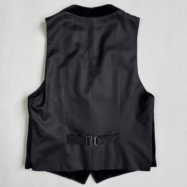 Prada SS22 Logo Velvet Dress Vest
