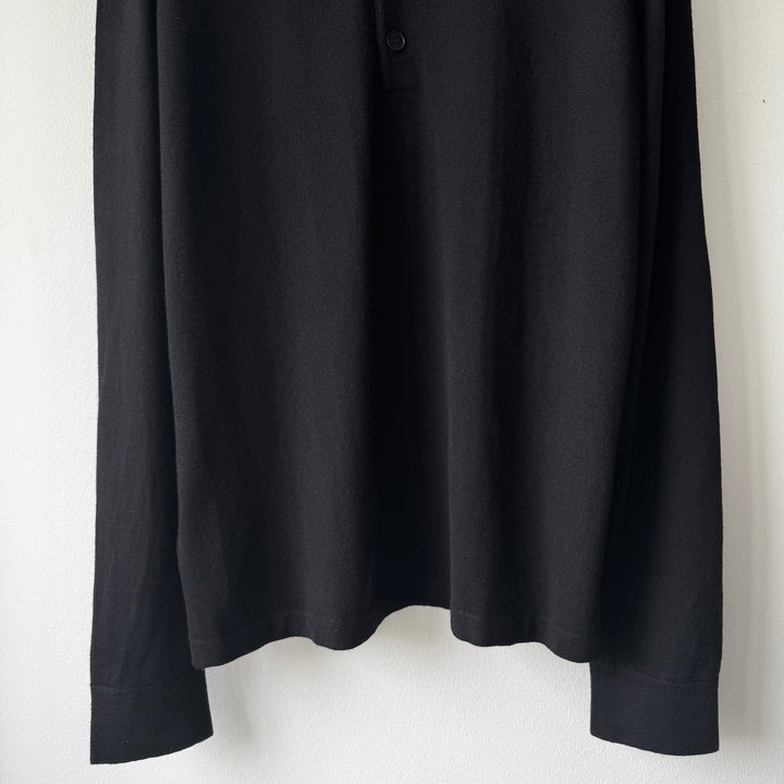 Hermes Cashmere/Silk Long Sleeve Polo Knit