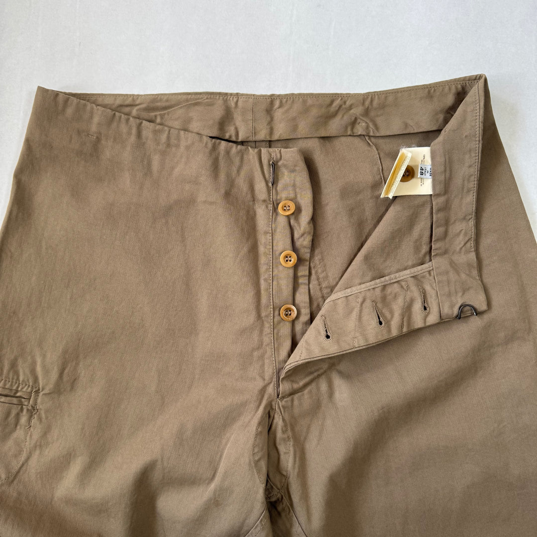 SS2002 Martin Margiela Khaki Cotton McQueen Pants