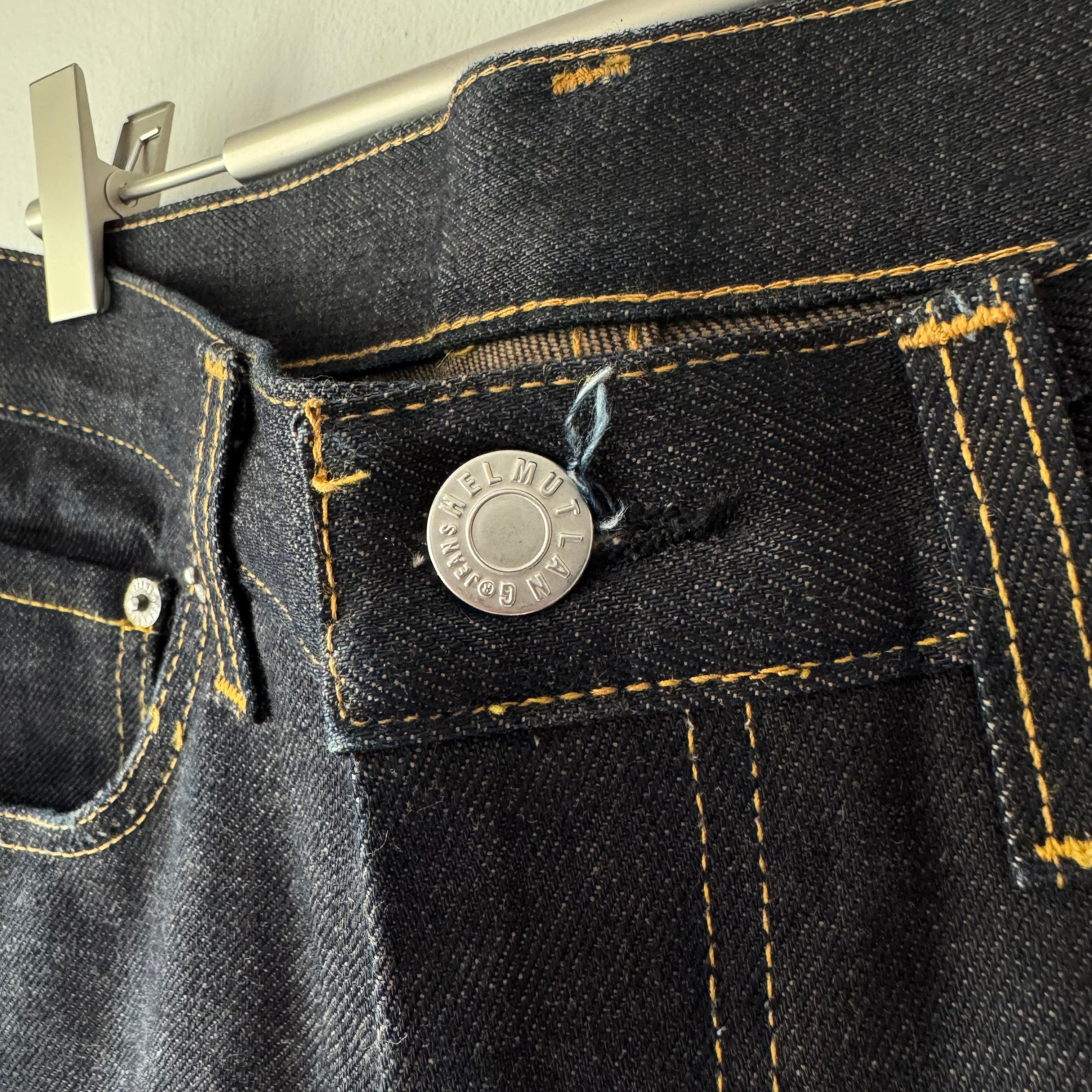 Helmut Lang 1999 Italian Cut Vintage Burned Denim – Recollected Sweden