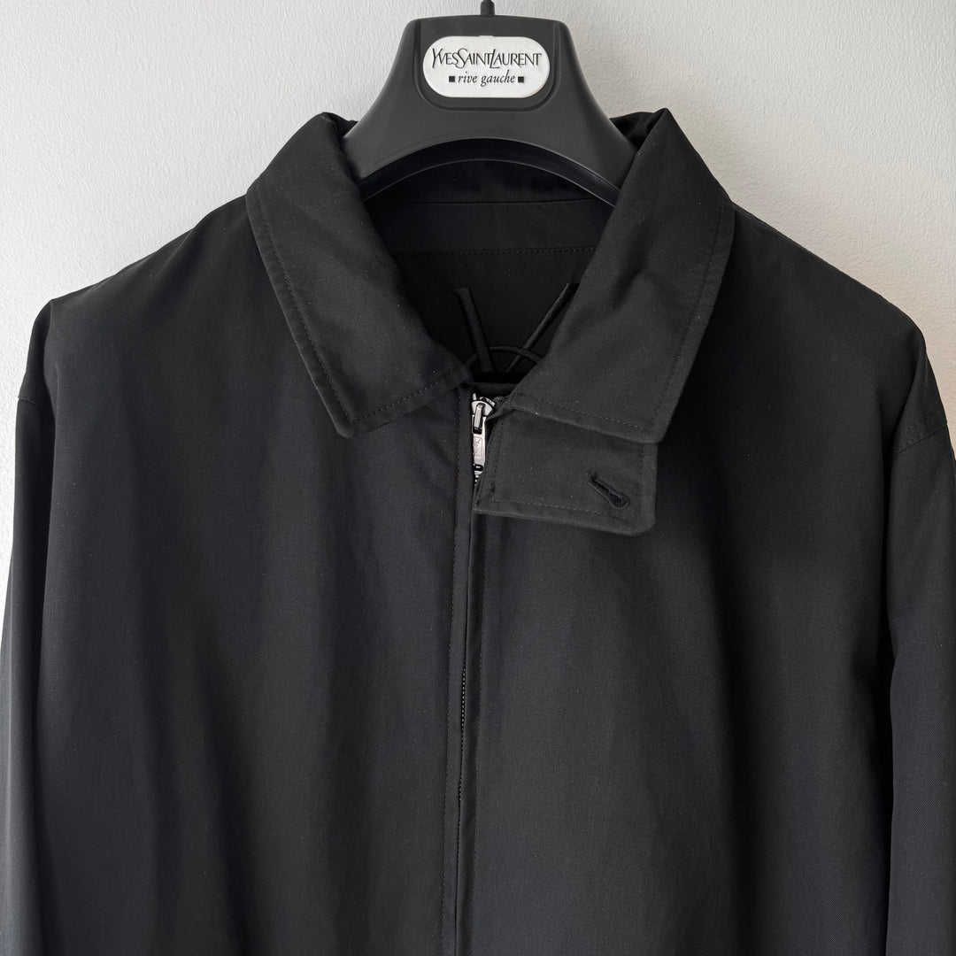 Yves Saint Laurent SS2010 Black Cotton Cropped Blouson Jacket
