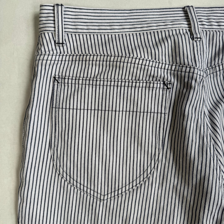 SS1999 Martin Margiela White Striped Cotton Pants