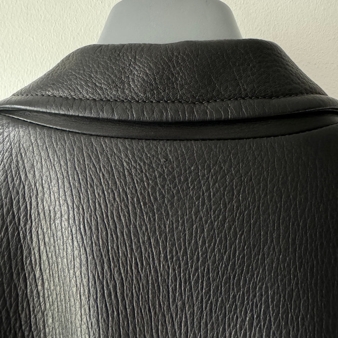 Prada 2000's Mainline Deer Leather Overcoat