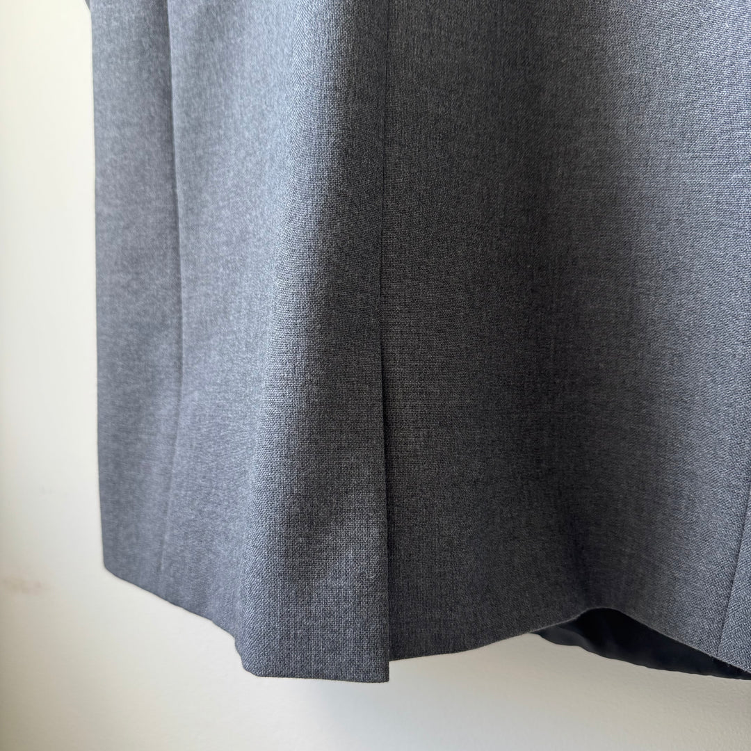 Helmut Lang 1980’s Gray Wool Coat