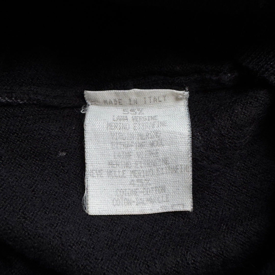 SS2001 Martin Margiela Black Wool/Cotton Knitted Vest