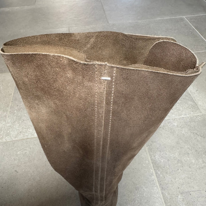 2005 Martin Margiela Khaki Suede Leather Boots