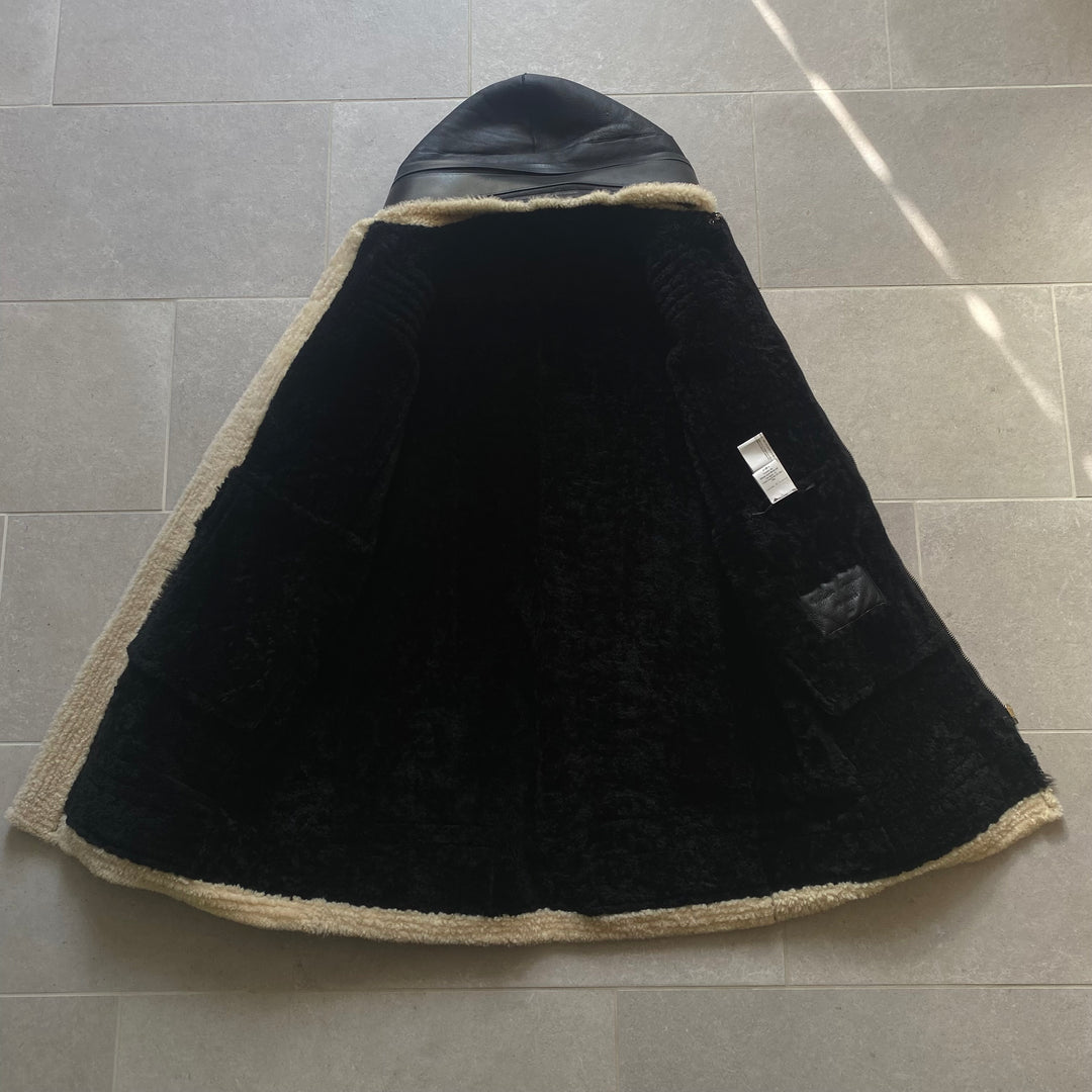 Rick Owens FW13 Runway Shearling Parka/Hooded Coat